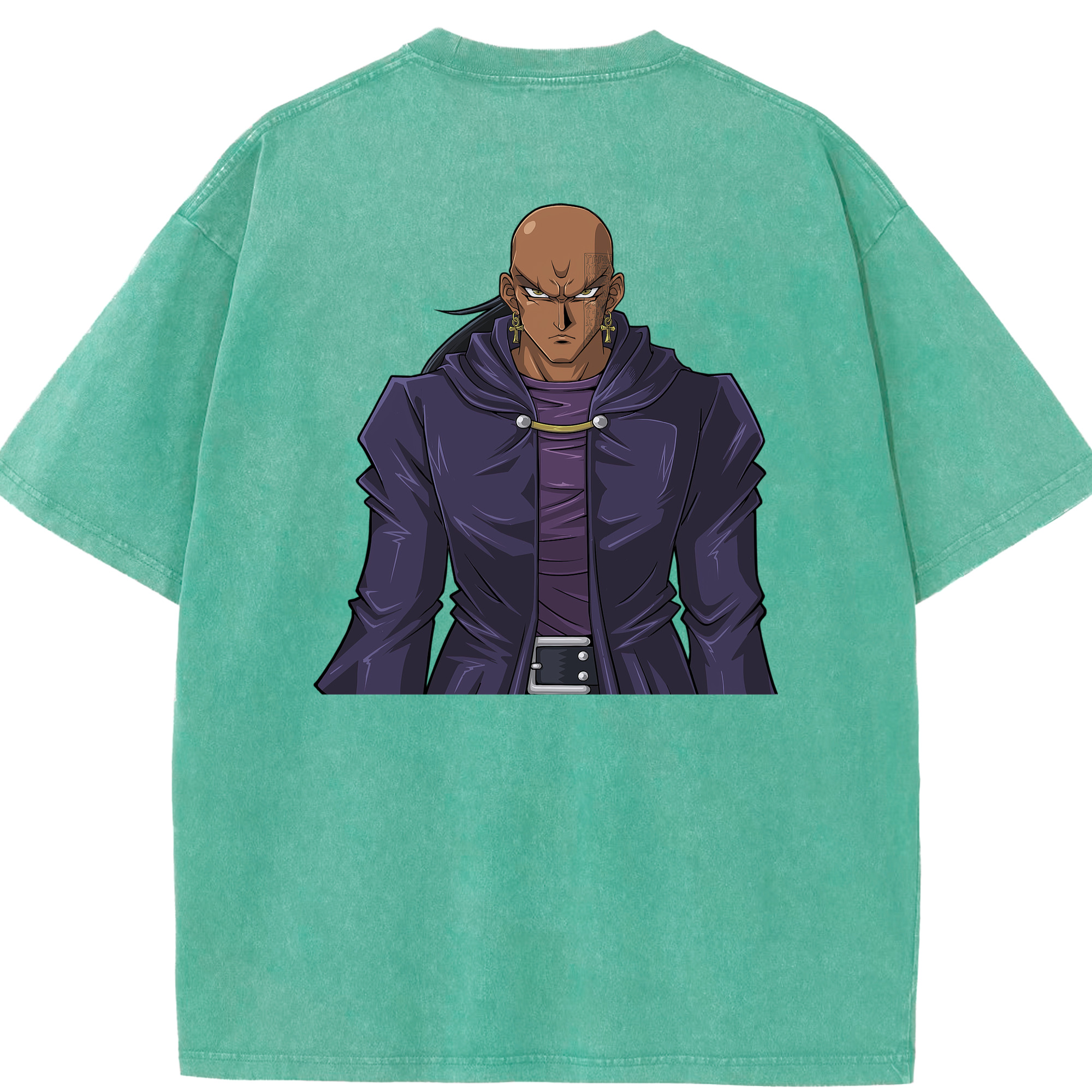 （画像用） 遊☆戯☆王 Yu-Gi-Oh! 綿100% ヴィンテージ風 半袖Tシャツ（背面プリント）